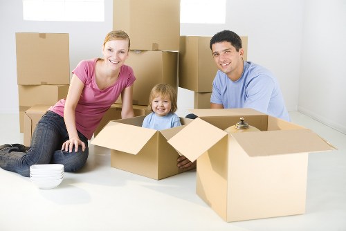 Commercial moving team planning a business relocation in Edgware