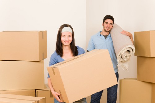 Moving truck near Edgware streets for residential removals