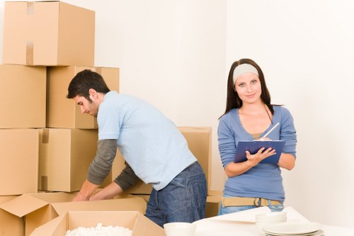 Packing and loading furniture for a move in Edgware