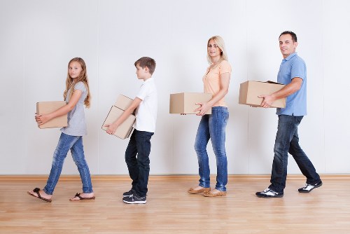Professional movers helping with a house or office relocation in Edgware
